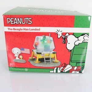 Department 56 Peanuts Snoopy The Beagle Has Landed * Excellent * Apollo NASA